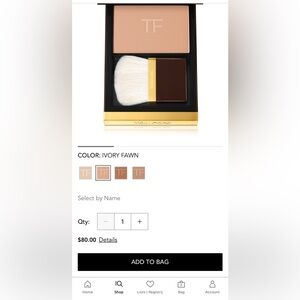Tom Ford Architecture Soft Matte Blurring Powder 02 Ivory Fawn New in Box